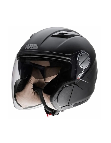 Givi X.07 Comfort Motorrad Urban Riding Jethelm Mattschwarz