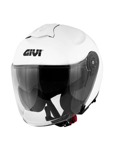 givi x22 planétaire casque de moto ouvert jet blanc solide