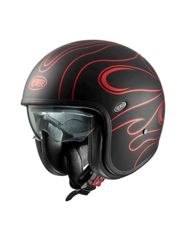 PREMIER - CASCO VINT.PL.ED.CARB FR RED CHROM BM