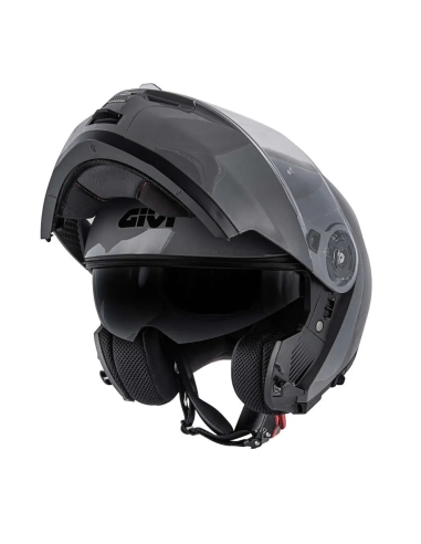 Givi X.20 EXPEDITION Casco Modulare Moto Urbano Grigio Solido