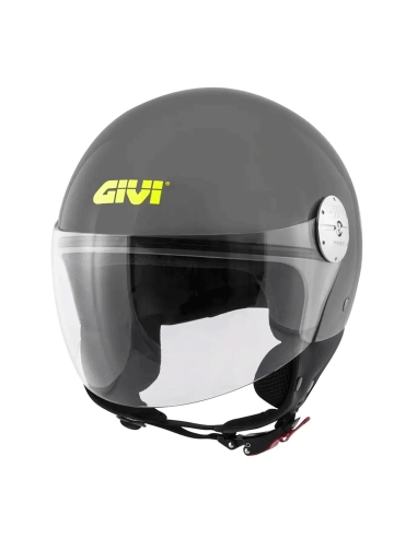 CASCO SCOOTER APERTO GIVI 10.7 DJET SOLID TITANIUM JET