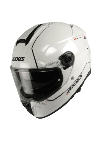 AXXIS Hawk Evo SV A0 Solid Pearl Gloss White full face  helmet,