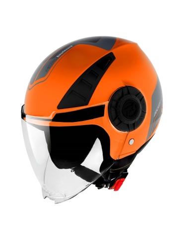 Axxis OF513 Metro C4 Cool Orange Fluo matt Jet-Motorradhelm