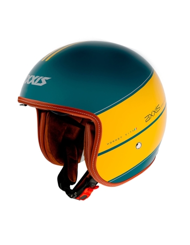 Axxis Of507sv Hornet Sv Vita C3 Matte Yellow retro-styled jet helmet