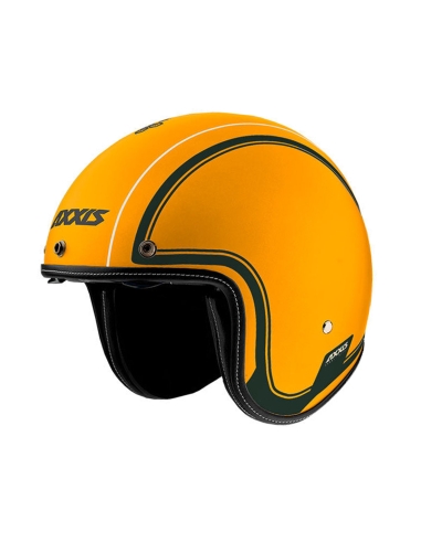 Axxis OF507SV Hornet SV Royal C3 Amarelo Matt capacete clássico de motocicleta de rosto aberto