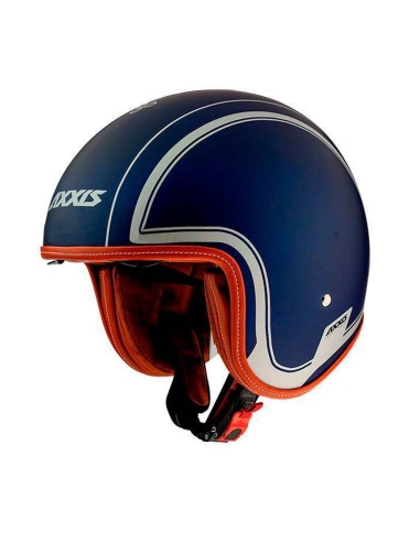 Axxis OF507SV Hornet SV Royal A7 Matt Blue Jet open face motorcycle helmet