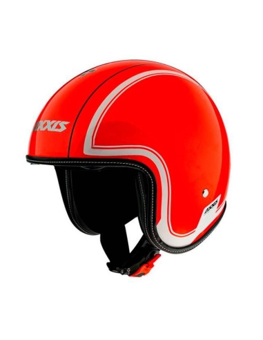 Casco scooter Jet touring urbano Axxis OF507SV Hornet SV Royal A5 rosso perla lucido