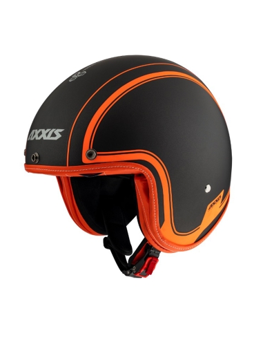 Capacete Axxis OF507SV Hornet SV Royal A4 mate fluo orang on road para scooter a jato