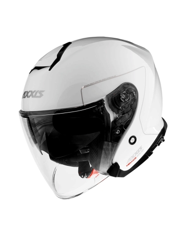 Casco moto lifestyle AXXIS OF504SV Mirage SV solid A0 bianco opaco