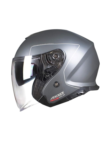 AXXIS OF504SV Mirage SV solid A2 titanio mate casco de moto para montar en la calle