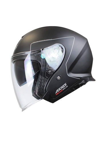 AXXIS OF504SV Mirage SV solid A1 casco de moto todoterreno negro mate