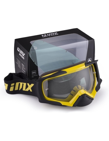 IMX - GAFAS YELLOW/BLACK MATT WITH DARK SMOKE