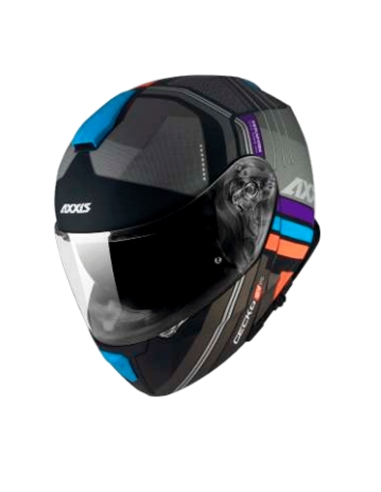 Axxis FU403SV Gecko Sv EPIC B1 casco de moto abatible negro mate