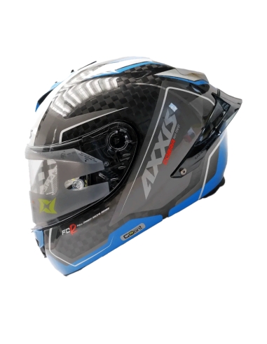 Axxis FF104C Cobra Rage A0 Casco Integral de Moto Blanco Perla Brillo