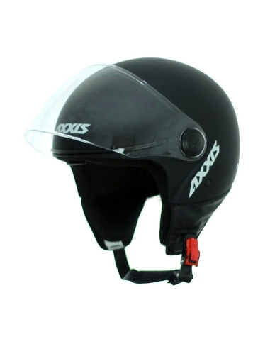 Capacete de moto Axxis Square Slid A1 preto fosco para andar de rua