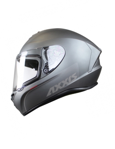 Axxis FF112C Draken S Solid V.2 A12 Casque de moto intégral titane mat