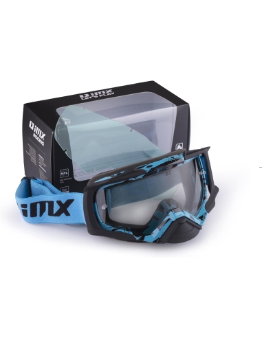 IMX - GAFAS GRAPHIC BLUE/BLACK MATT WITH DARK SMOKE