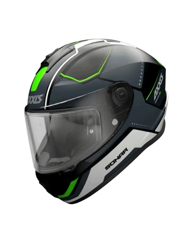 Axxis FF112C Draken sonar A16 Casco de moto touring verde harina mate