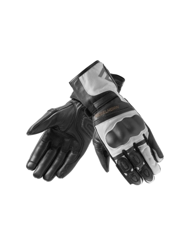 REBEL HORN - GUANTES PIEL PATROL LADY BLACK/GRE