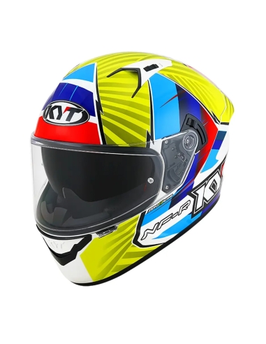 Capacete de motocicleta KYT NF-R Xavi Fores Replica full face com melhor classificação