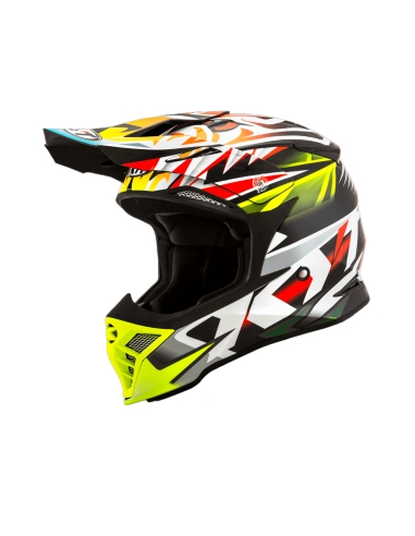 KYT Skyhawk Temper Yellow Fluo Off-road adventure helmet