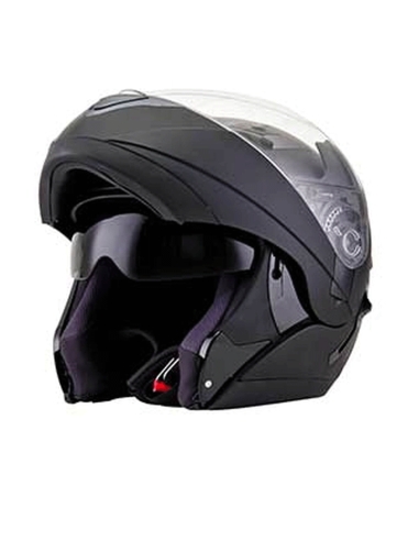 Casco moto apribile touring KYT Convair nero opaco