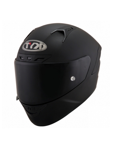 KYT NX Race Plain Matt Black casque de moto intégral de course sportive