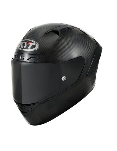 KYT NZ Race Carbon glänzend schwarzer Integralhelm für Rennmotorradfahrer