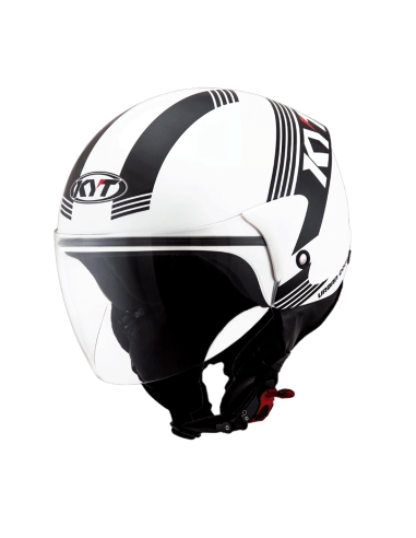 KYT congar urban code white sports riding motorbike helmet