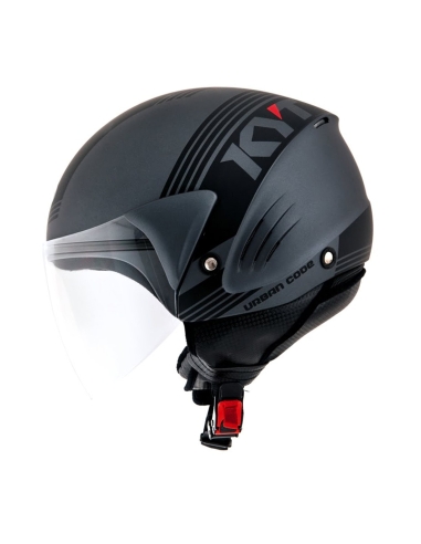 Capacete de moto jato KYT congar urban code antracite fosco