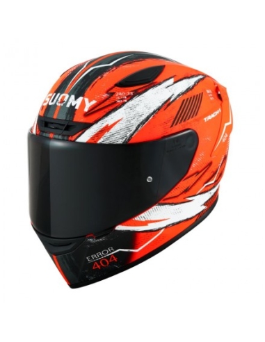 Casco Moto Sport Touring Suomy Track 1 404 Arancio Fluo Opaco