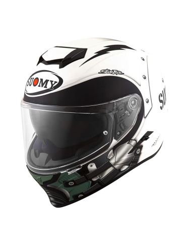 Suomy Stellar Cyclone Matt Racing Motorcycle Helmet Visibility