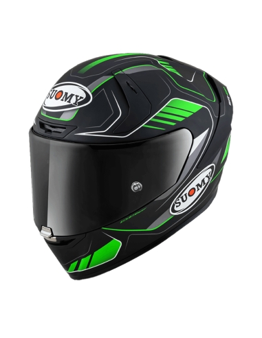 Casque de moto de sécurité Suomy SR-GP gamma vert mat