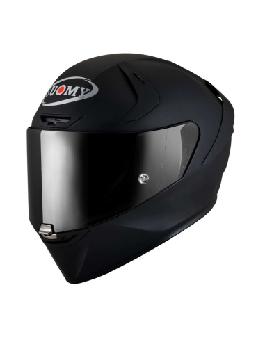 Casco moto integrale Suomy SR-GP tinta unita nero opaco