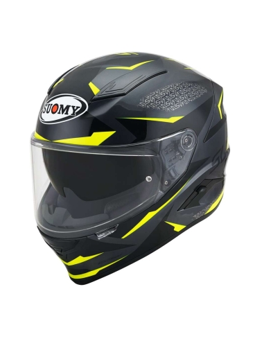 Casque de moto intégral de tourisme Suomy Speedstar Luminescence anthracite mat