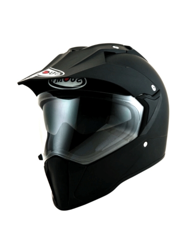 Suomy MX tourer capacete de moto off road preto fosco liso