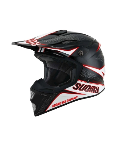 Suomy MX Speed pro transição branco capacete de moto segurança off road