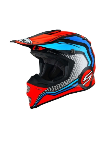 Suomy MX Speed pro forward orange blue ATV motorbike helmet