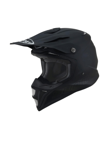 Suomy MX Speed Pro einfarbig mattschwarzer Offroad-ATV-Motorradhelm