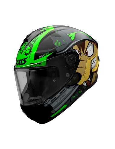 AXXIS - Casco Integral Draken S Corsa Nostra B6 Verde Flour