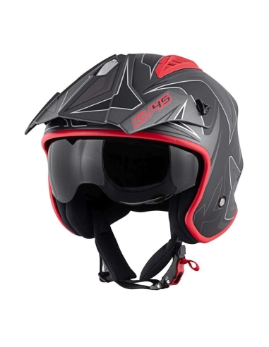 Kappa KV45 Trial Gemini Urban Touring Open Face Motorbike Helmet