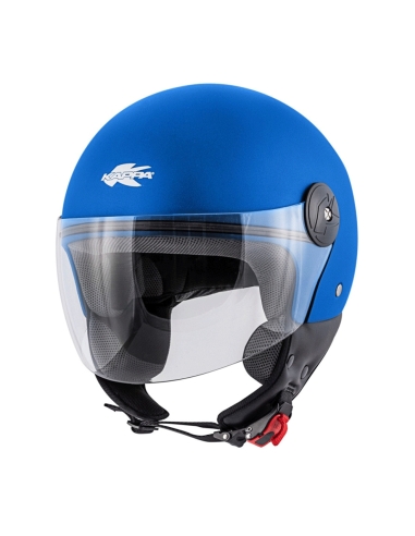 Kappa Djet  Kv40 Hawaii Basic Matt Blue Lightweight Motorcycle Helmet