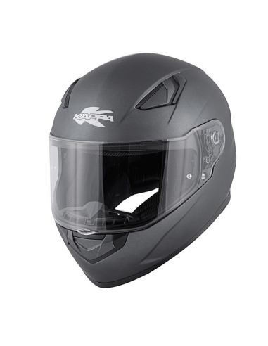 Kappa KV38/Houston Spray basic titanium retro modern motorbike helmet