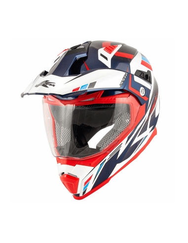 Kappa Kv30 Evo Greyer White Br Blue Red Adventure Motorradhelm