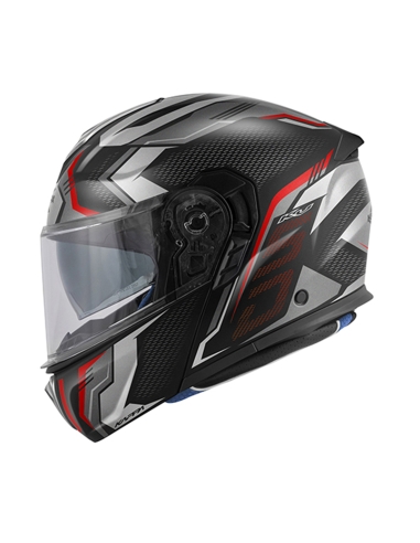 Kappa KV 50 Escalade Matt Black Titanium Red Motorcycle Multi Functional Helmet