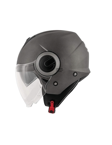 Capacete de motocicleta com certificação Kappa KV37 Oregon D Basic Titanium CE