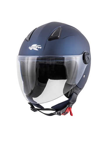 Casque de moto de rue Kappa D KV28 EVO JOIN bleu jaune mat