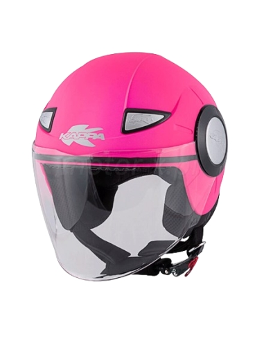 Capacete Kappa Junior Kj05 Power Basic Pink Street Riding