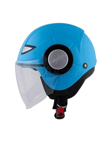 Kappa Junior Kj05 Power Basic Bleu Casque de moto style rétroMaximo Moto Tu Ropa de Moto