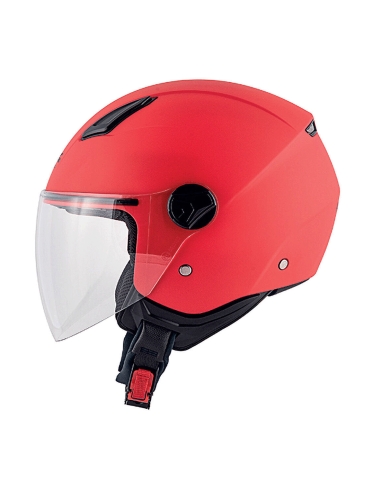 Kappa KV28 EVO C VGD Basic Roter Motorradhelm im Vintage-Stil